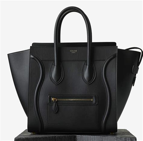 celine black leather tote bag|celine tote bag buy online.